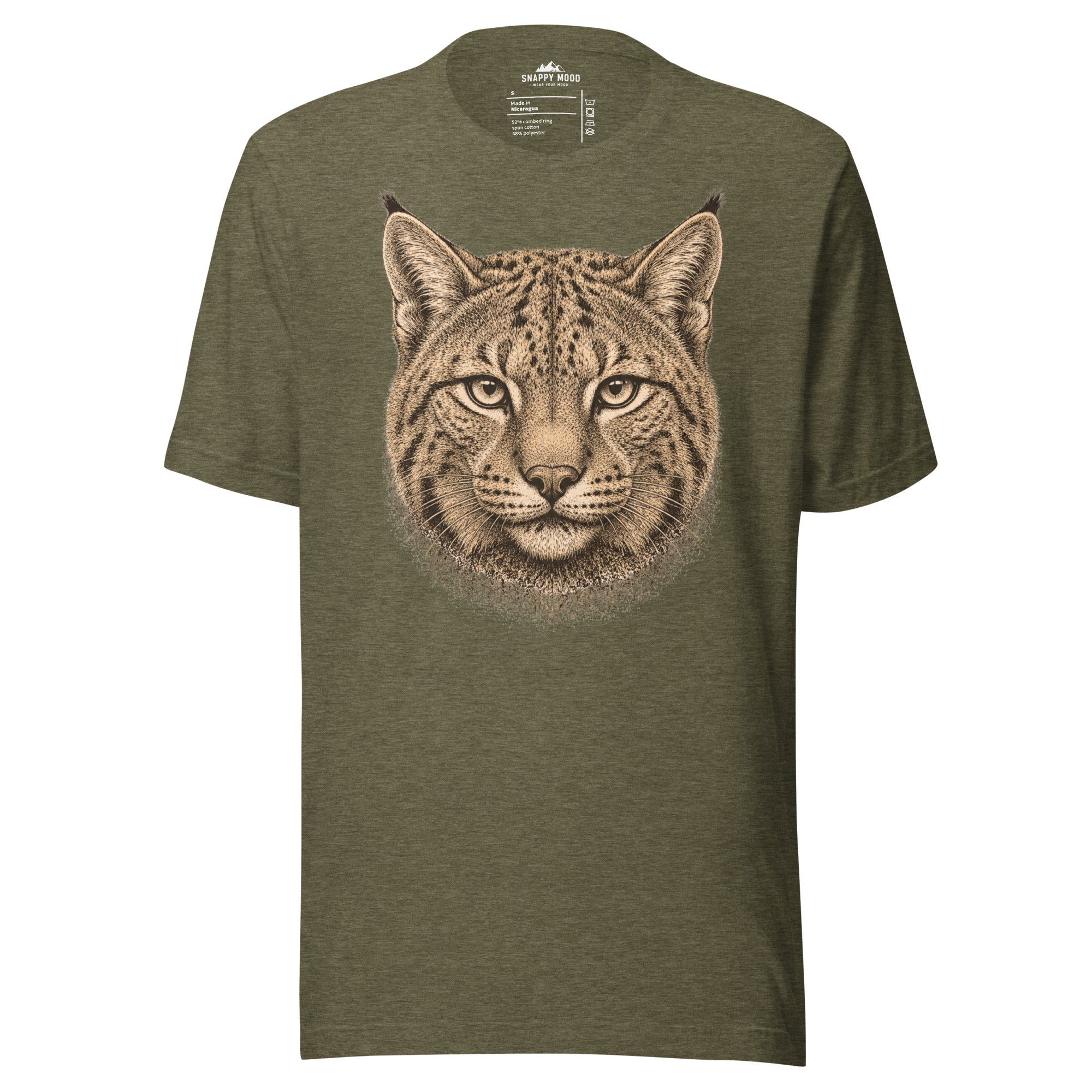 Lynx Premium Wildlife T-Shirt - Snappy Mood