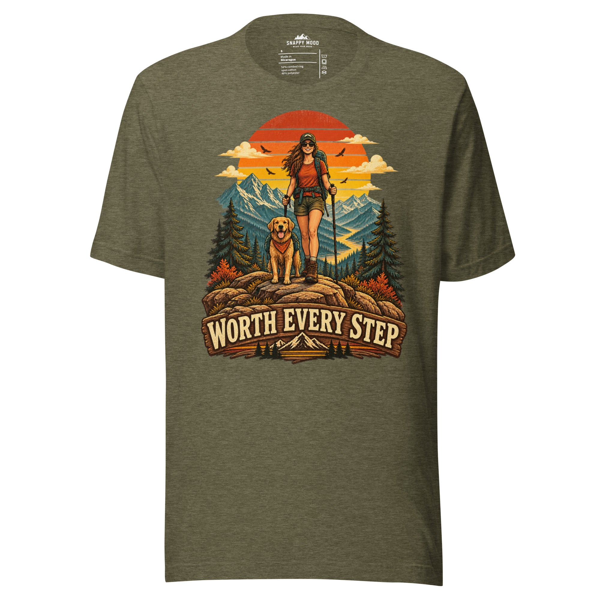 Worth Every Step Hiking Sun T-Shirt - Snappy Mood
