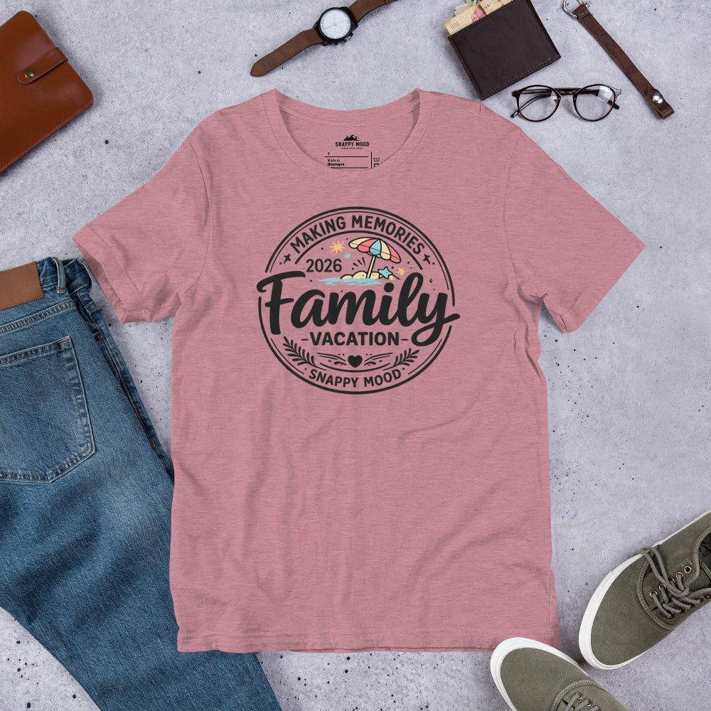 Making Memories Familiy Vacation Roadtrip T-Shirt - Snappy Mood
