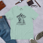 Life Is Wanderful With Goat Funny Hiking T-shirt - Snappy Mood