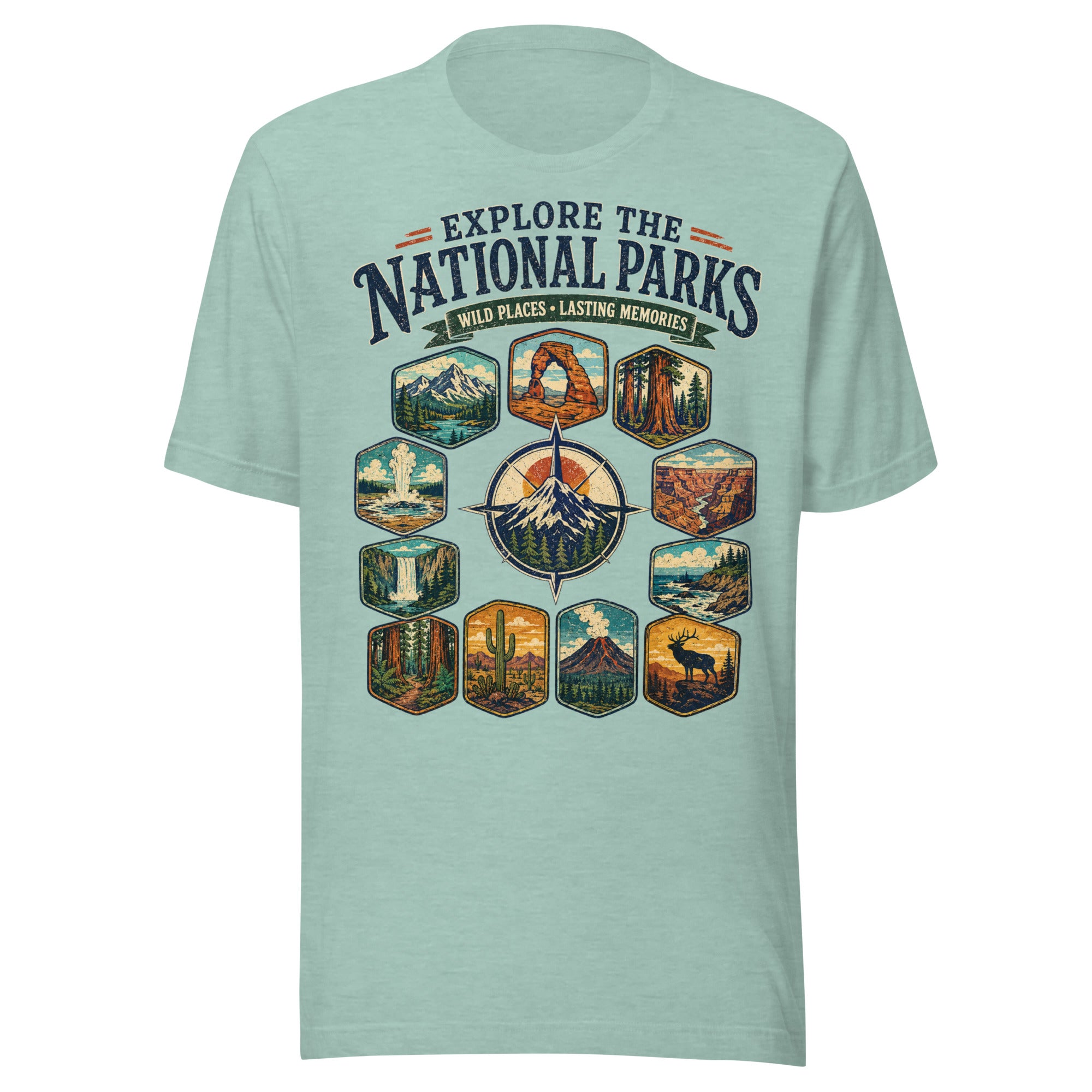 Explore The National Parks T-Shirt - Snappy Mood