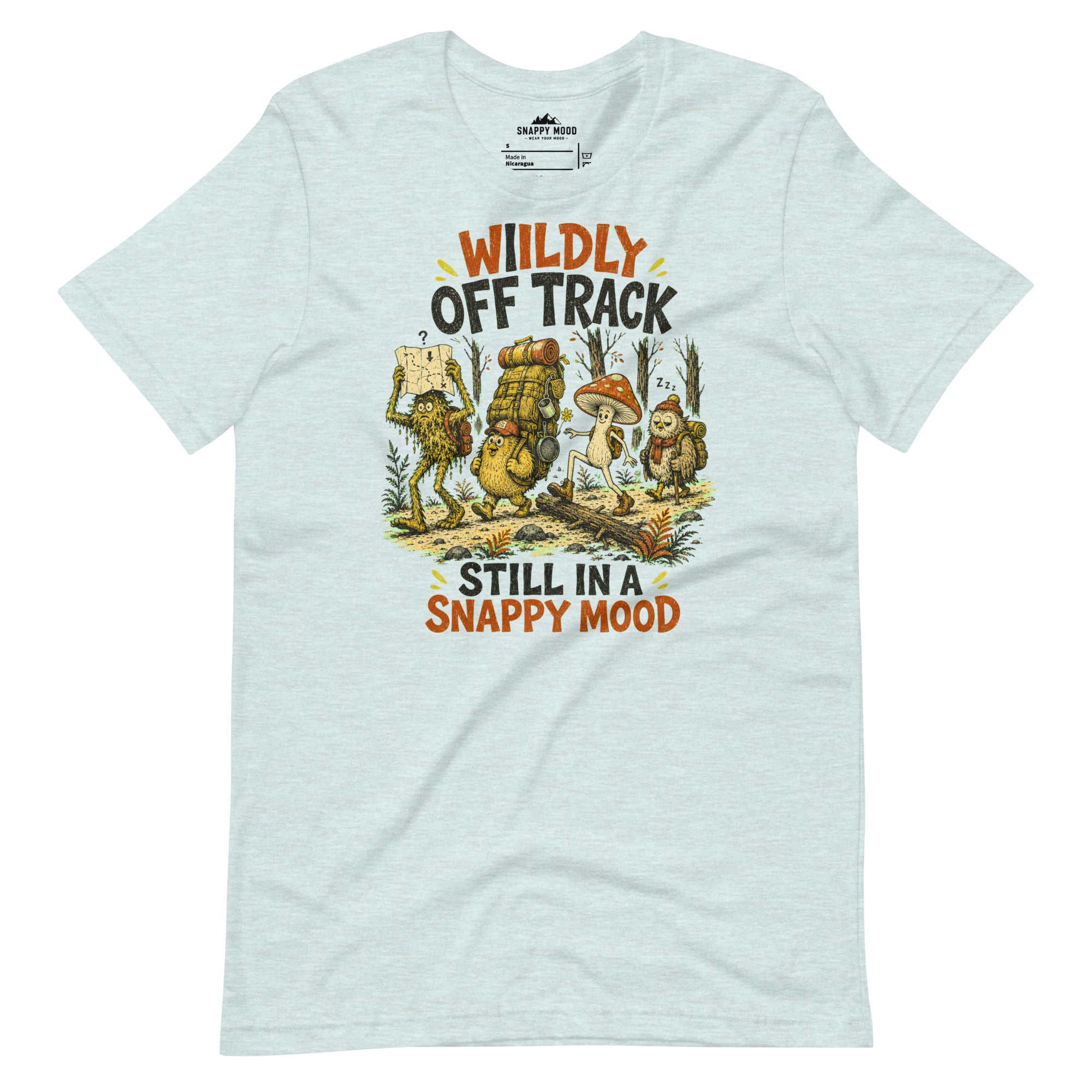 Wildly Off Track Still I A Snappy Mood Funny Hiking T-Shirt - Snappymood