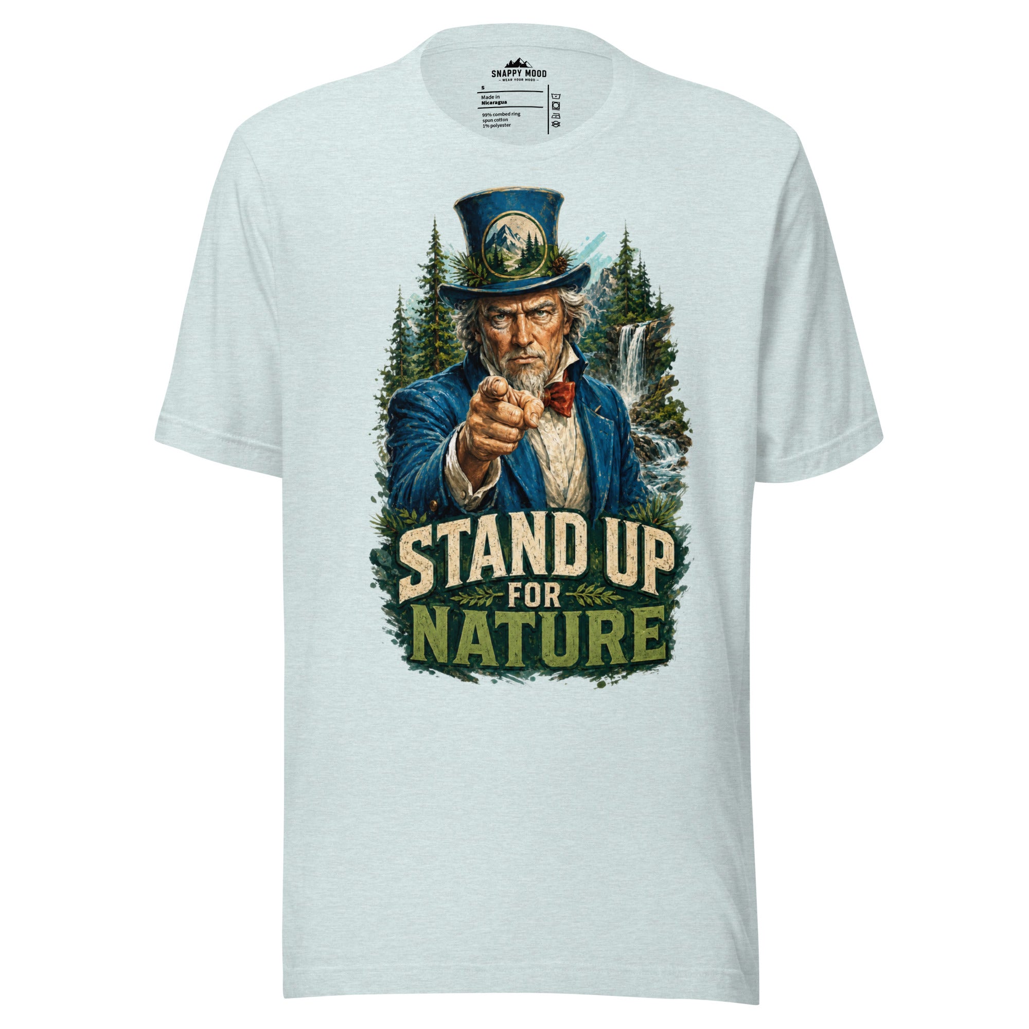 Stand Up for Nature Wildlife T-Shirt - Snappy Mood