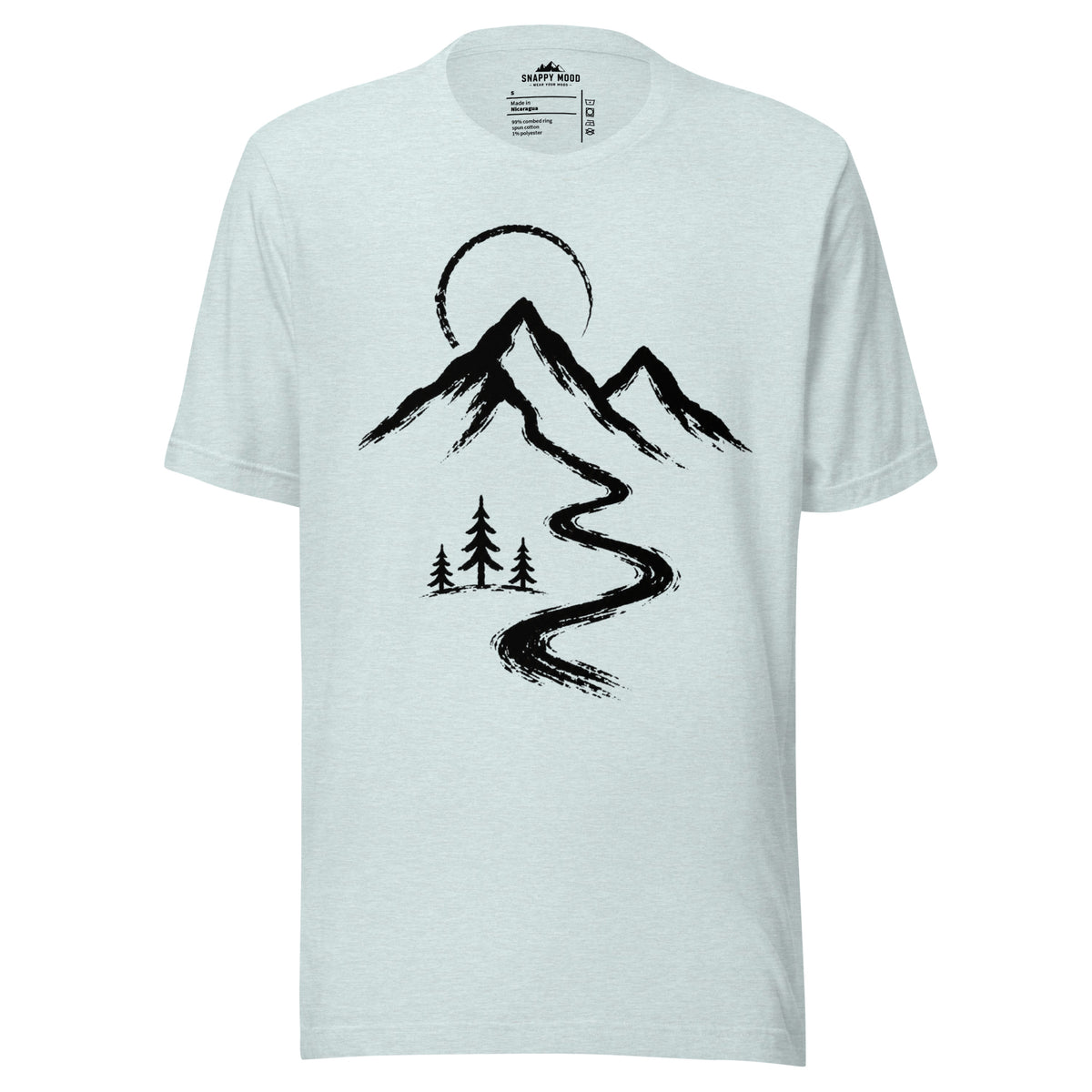 Mountain Peaks And Pines T-Shirt - Snappy Mood