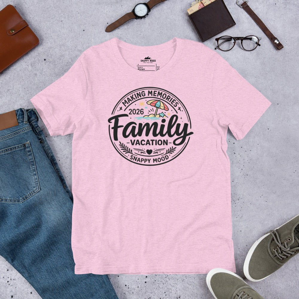 Making Memories Familiy Vacation Roadtrip T-Shirt - Snappy Mood