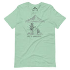 Life Is Wanderful With Dog Hiking T-Shirt - Snappy Mood