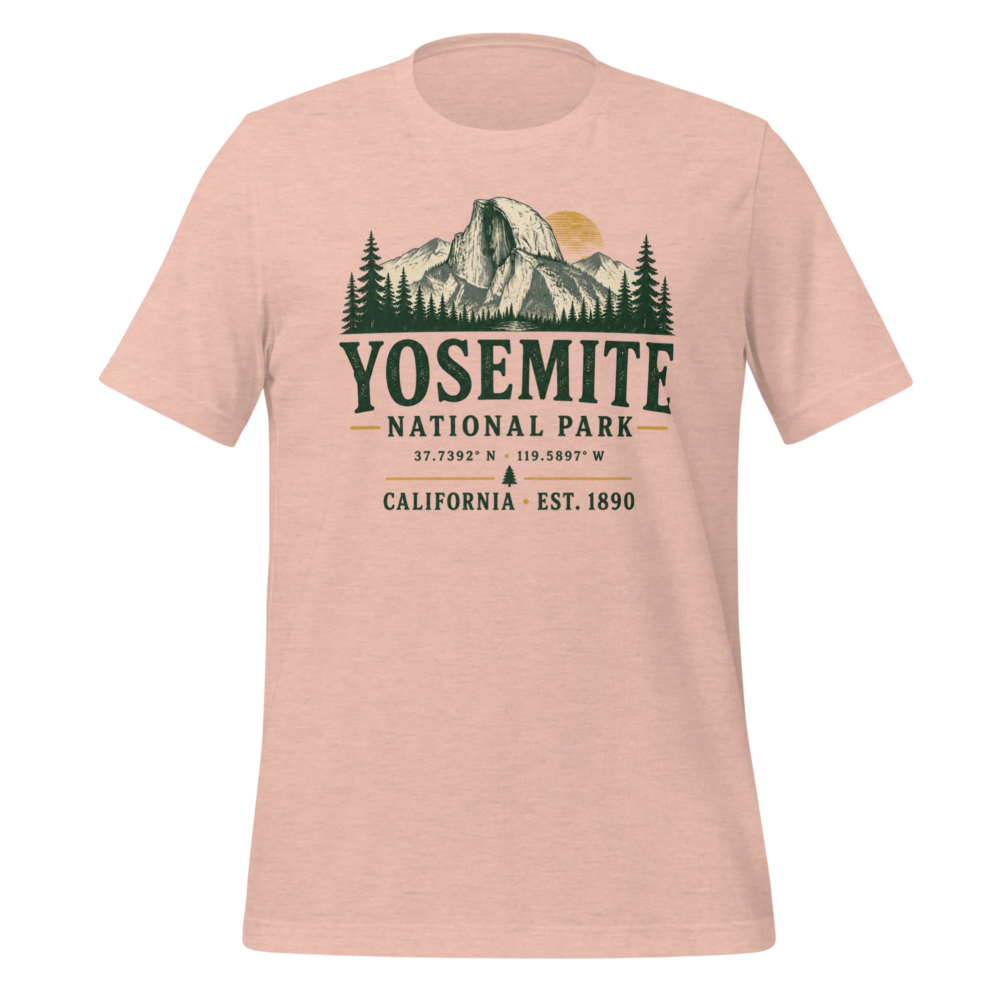 Yosemite National Park Half Doem Hiking T-Shirt - Snappymood