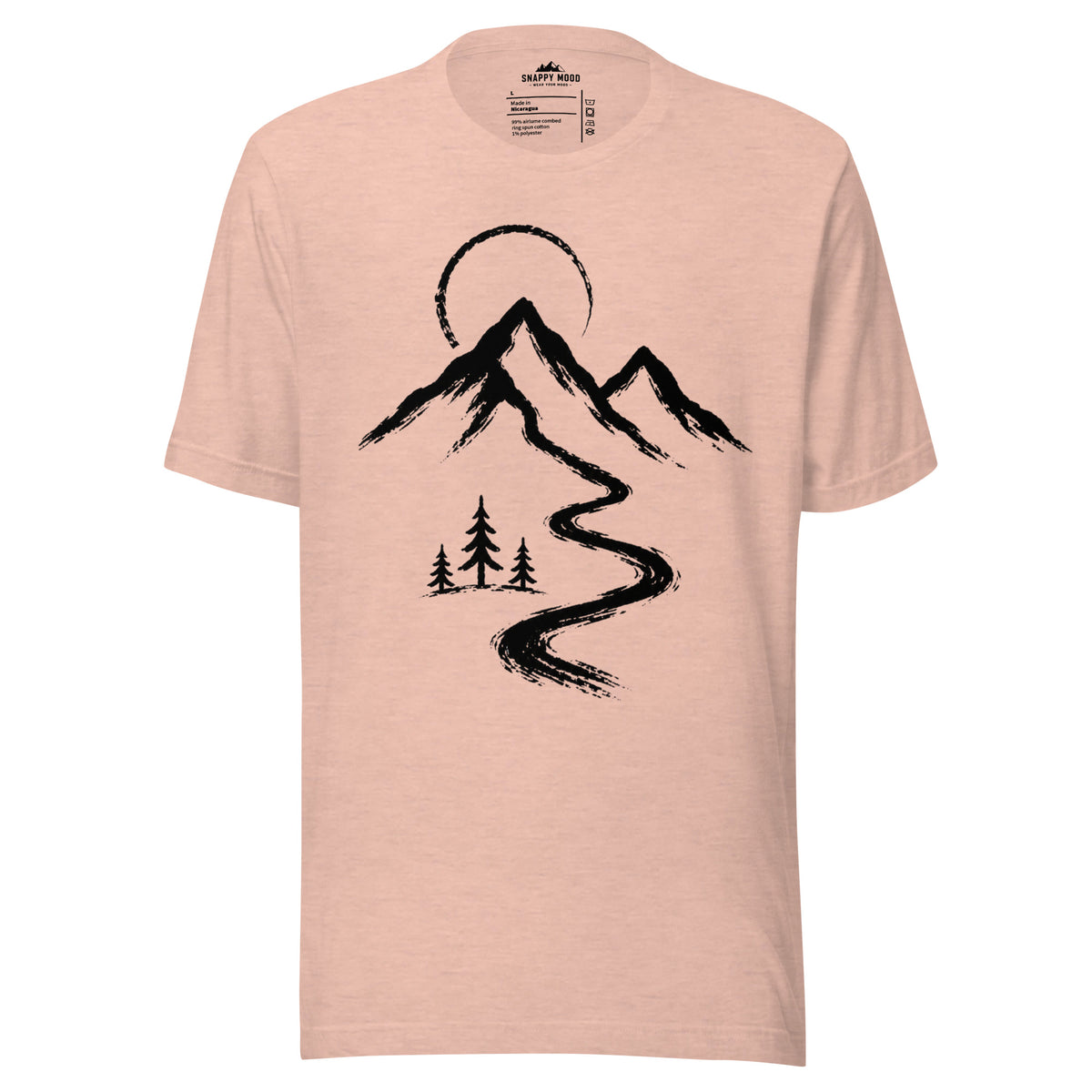 Mountain Peaks And Pines T-Shirt - Snappy Mood