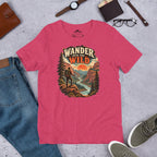 Wander Into The Wild Hiking Sun T-Shirt - Snappy Mood