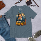 Keep The Wild Alive Wildlife T-Shirt - Snappy Mood