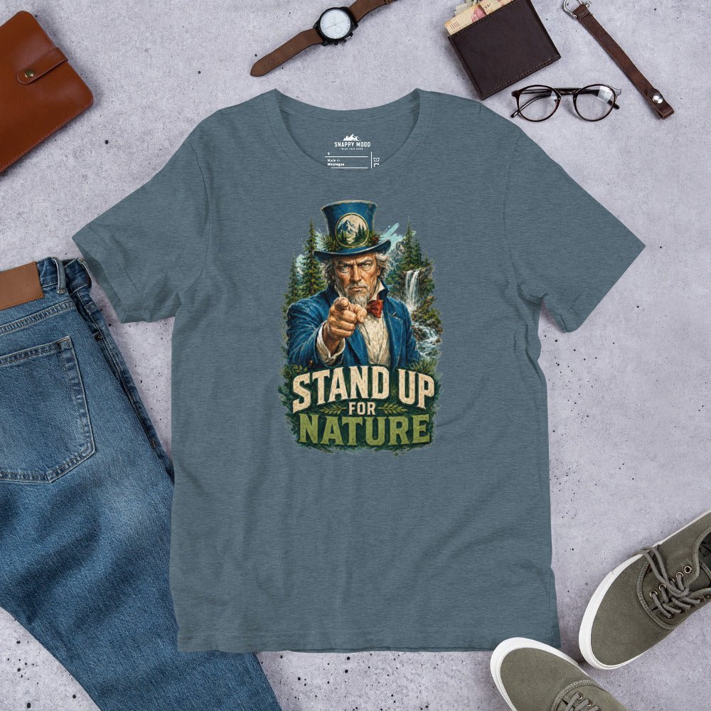 Stand Up for Nature Wildlife T-Shirt - Snappy Mood
