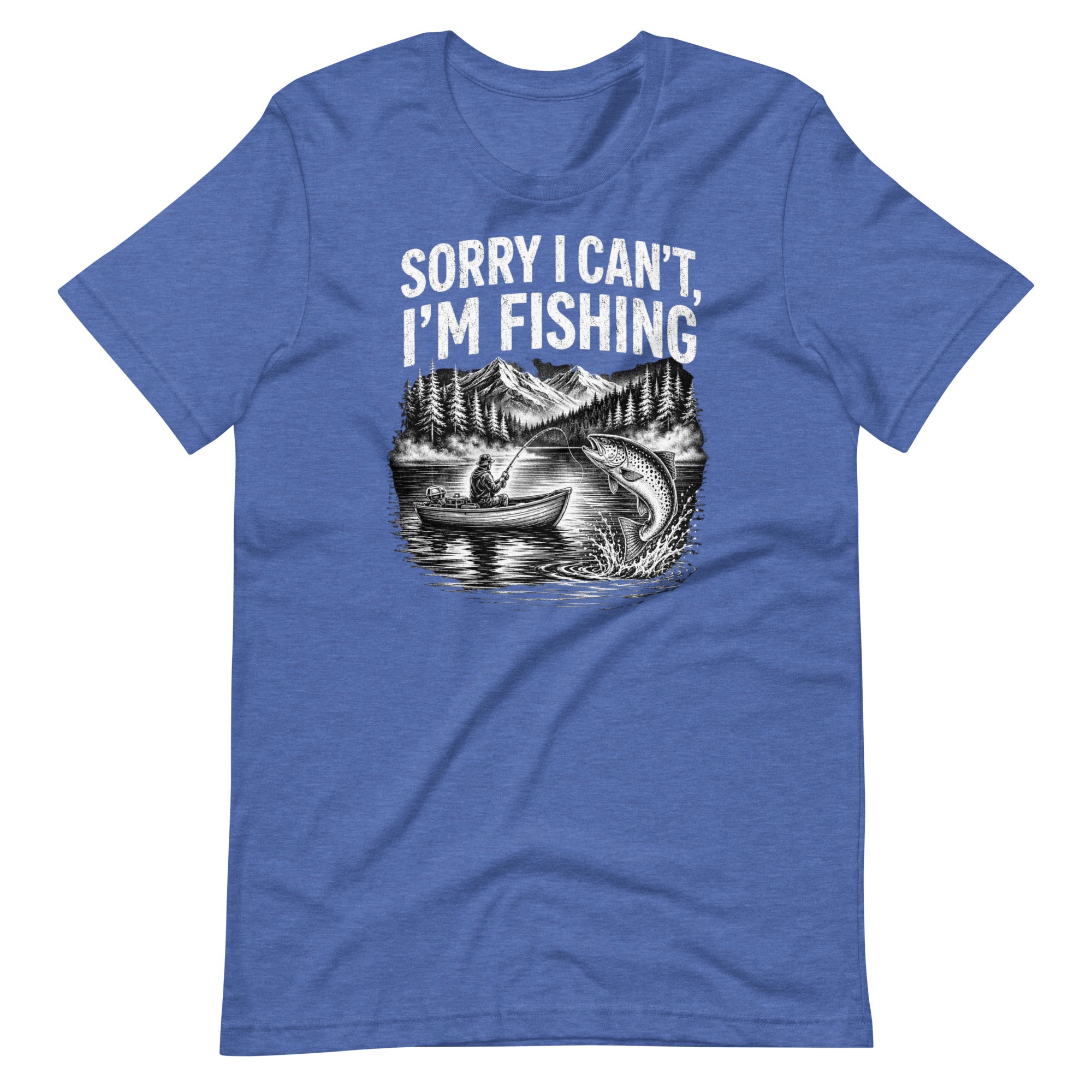 Sorry I Can't, I'm Funny Fishing  T-Shirt - Snappymood