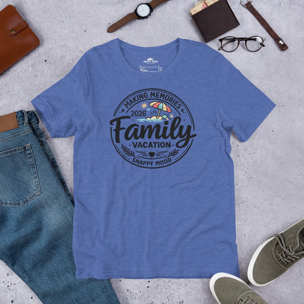 Making Memories Familiy Vacation Roadtrip T-Shirt - Snappy Mood
