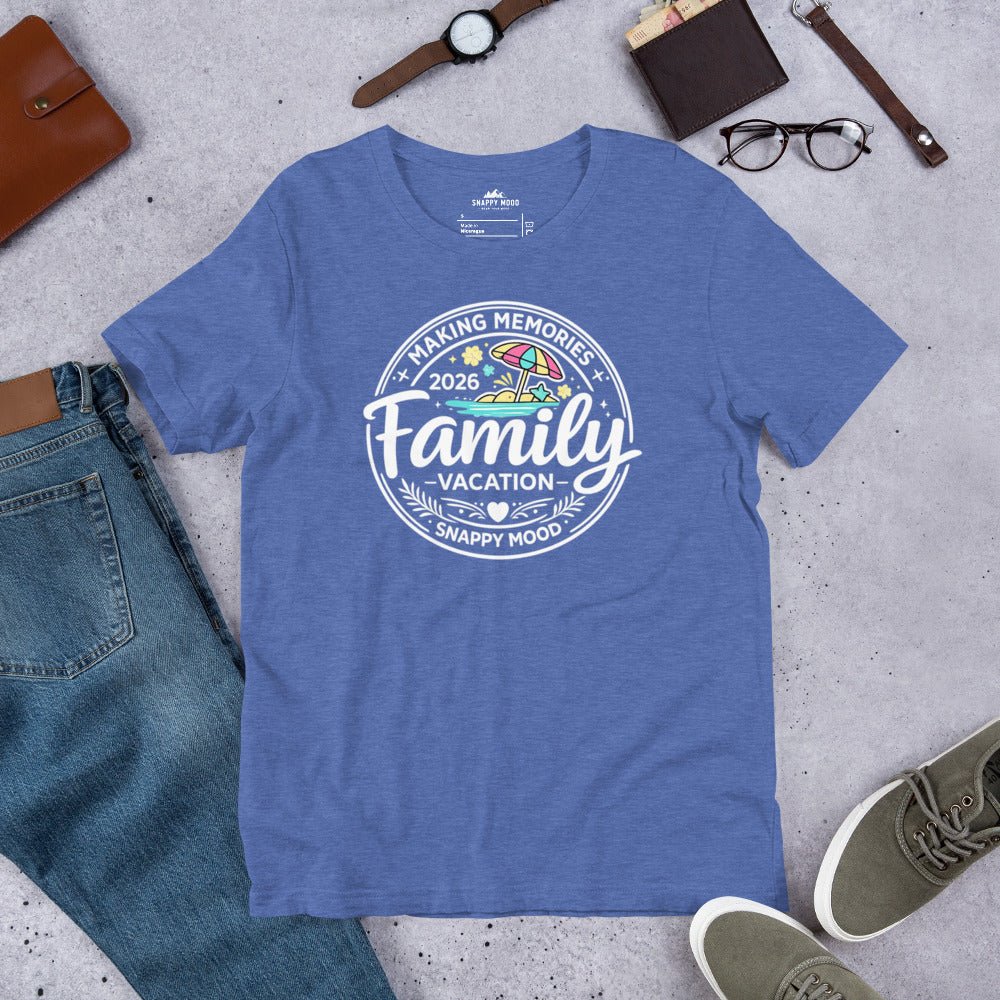 Making Memories Familiy Vacation Roadtrip T-Shirt - Snappy Mood