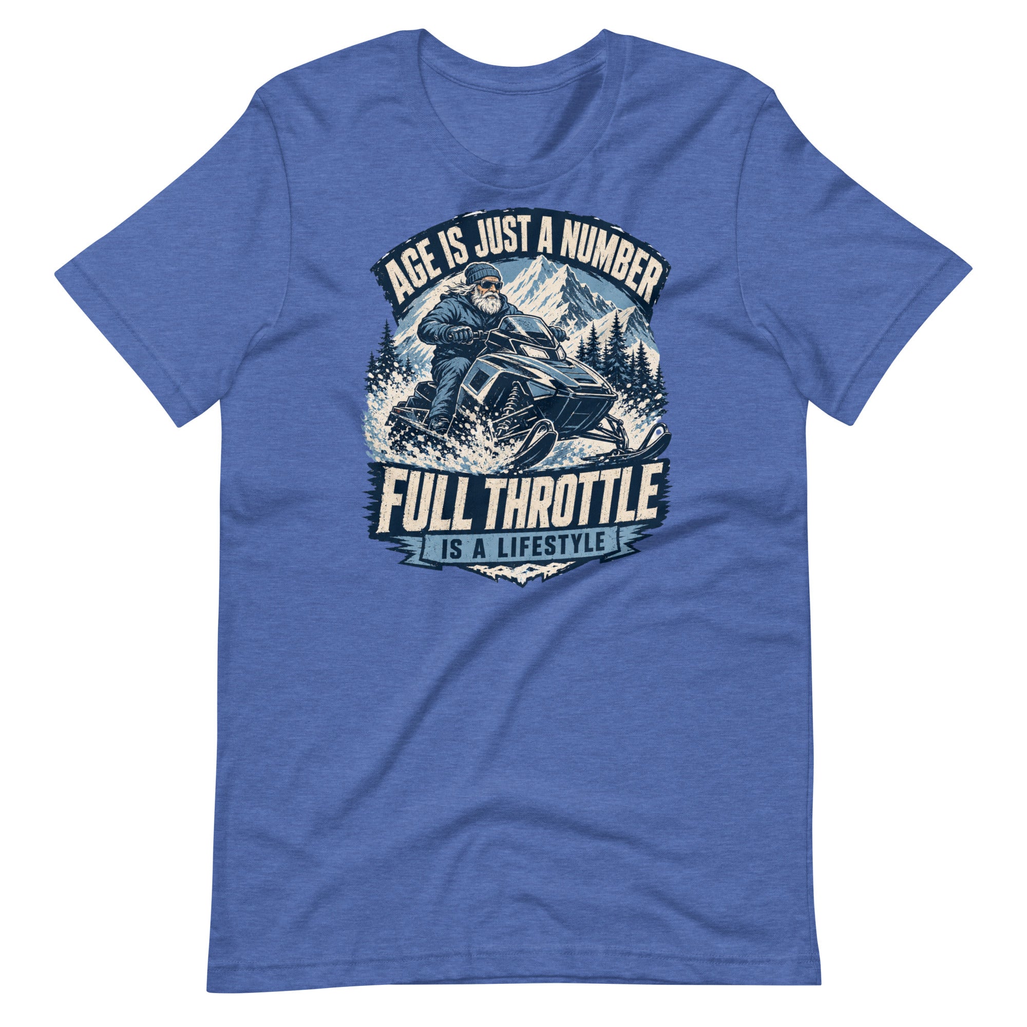 Age Is Just A Number - Full Throttle Is A Lifestyle Unisex T-Shirt - Snappy Mood