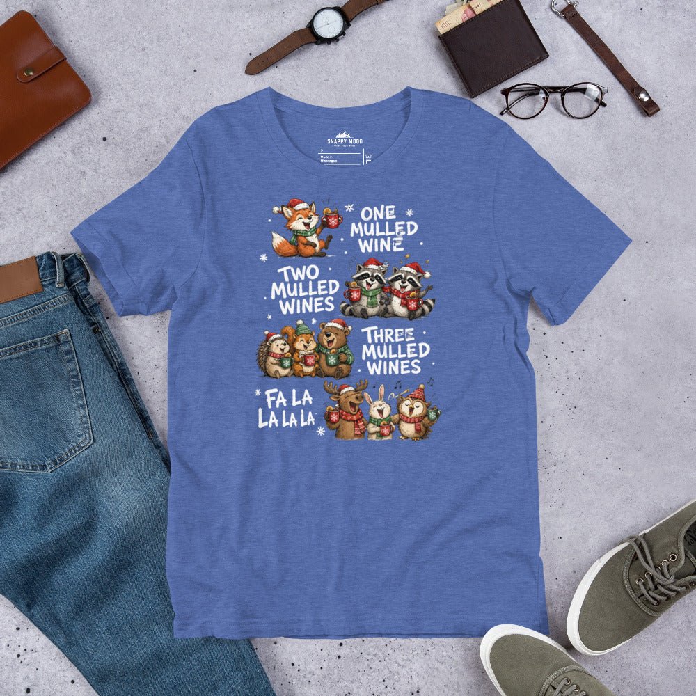 One Two Three Mulled Wine - Funny Christmas Unisex T-Shirt - Snappy Mood
