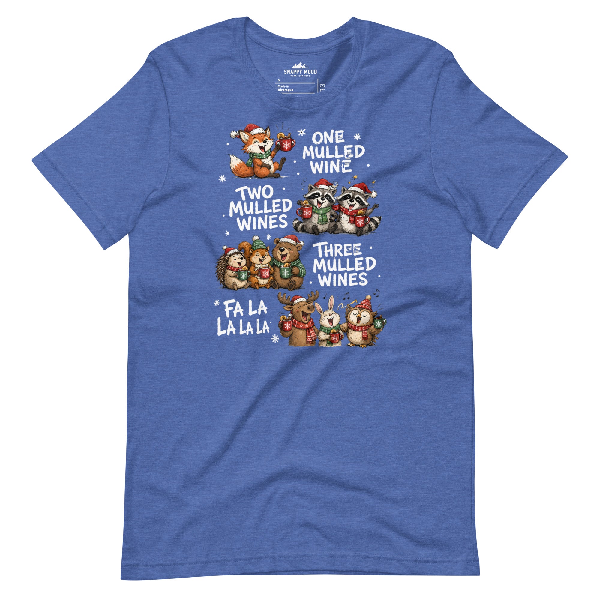 One Two Three Mulled Wine - Funny Christmas Unisex T-Shirt - Snappy Mood