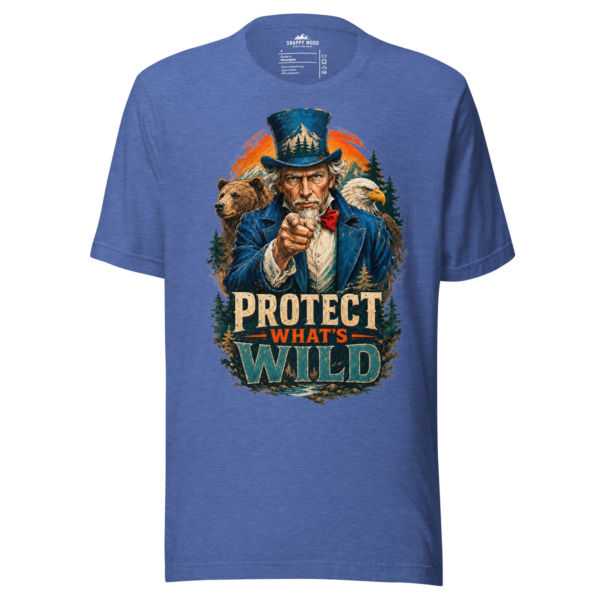 Protect What's Wild, Wildlife T-Shirt - Snappy Mood
