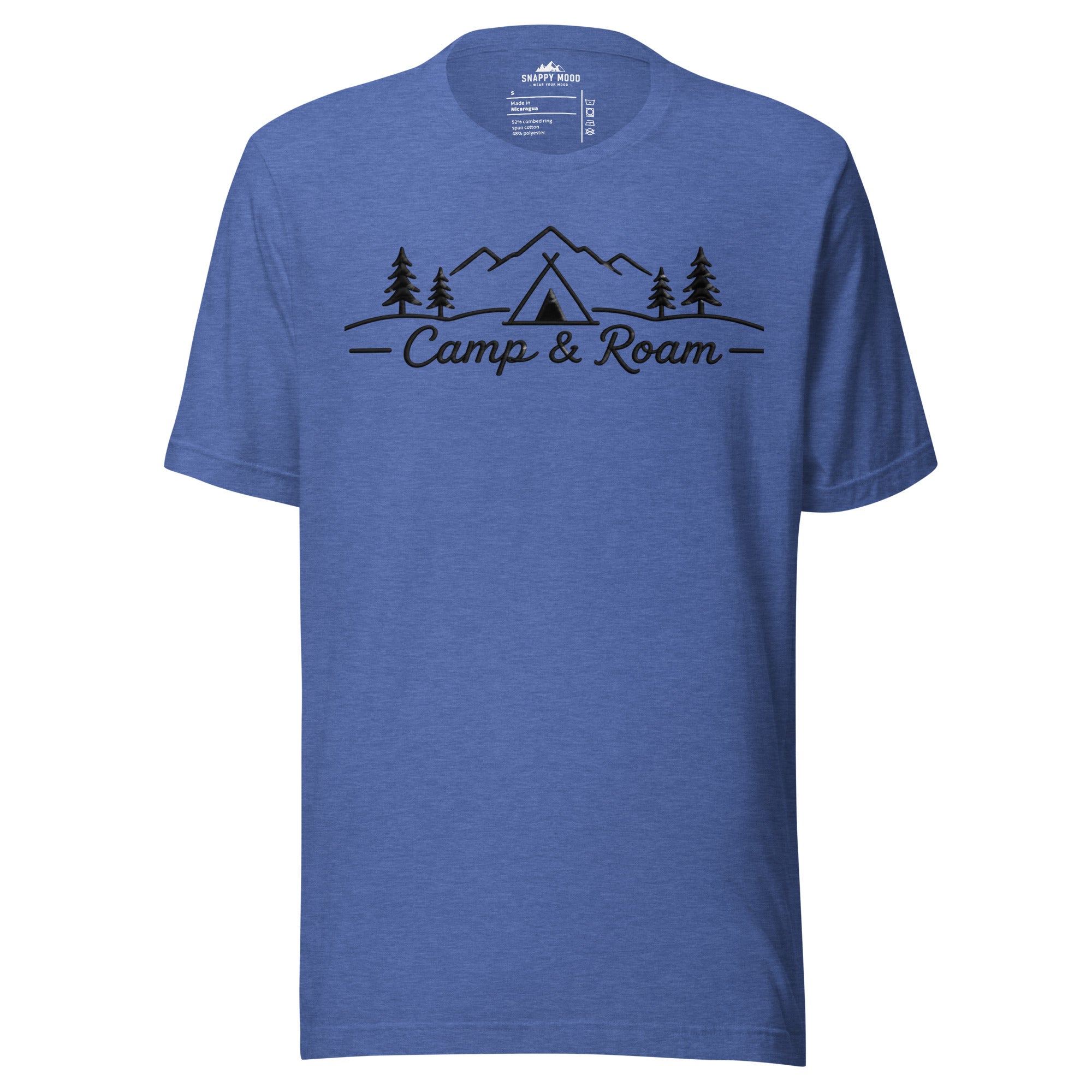 Camp and Roam Camping T-Shirt - Snappy Mood