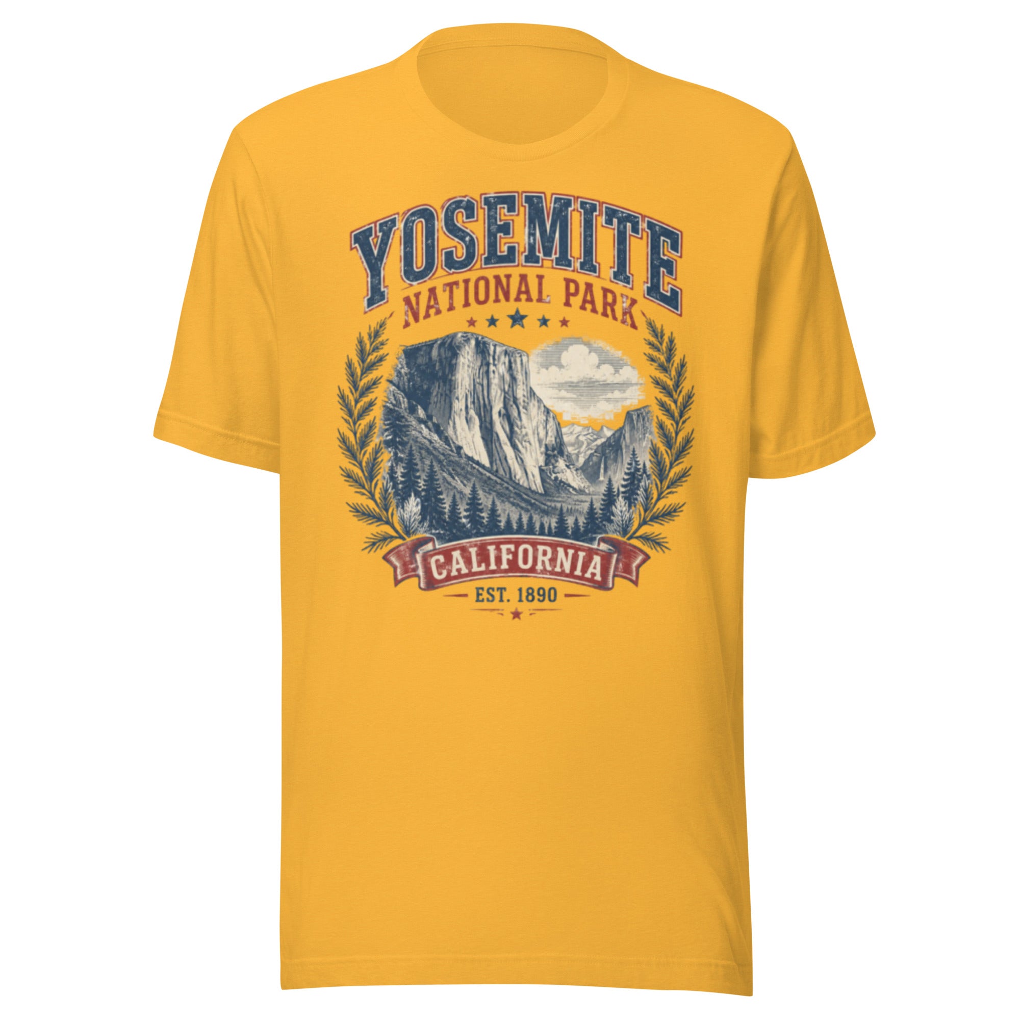 Yosemite National Park Trail Hiking T-Shirt - Snappymood