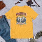 Yosemite National Park Waterfall Hiking T-Shirt - Snappymood