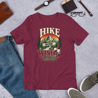 Hike More Wine Later Hiking T-Shirt - Snappymood