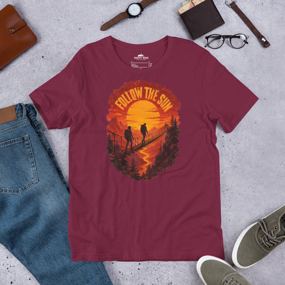 Follow The Sun Hiking Sun T-Shirt - Snappy Mood
