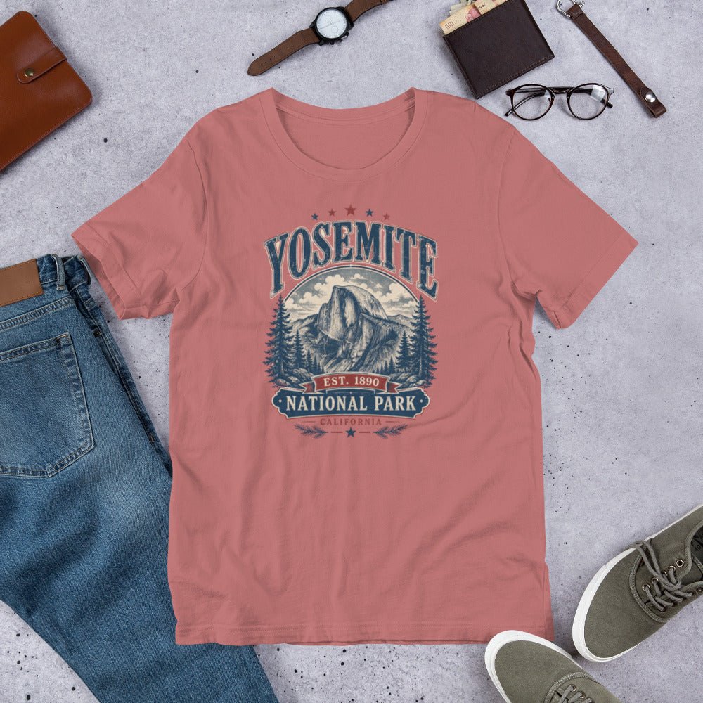 Yosemite National Park Valley Hiking T-Shirt - Snappymood