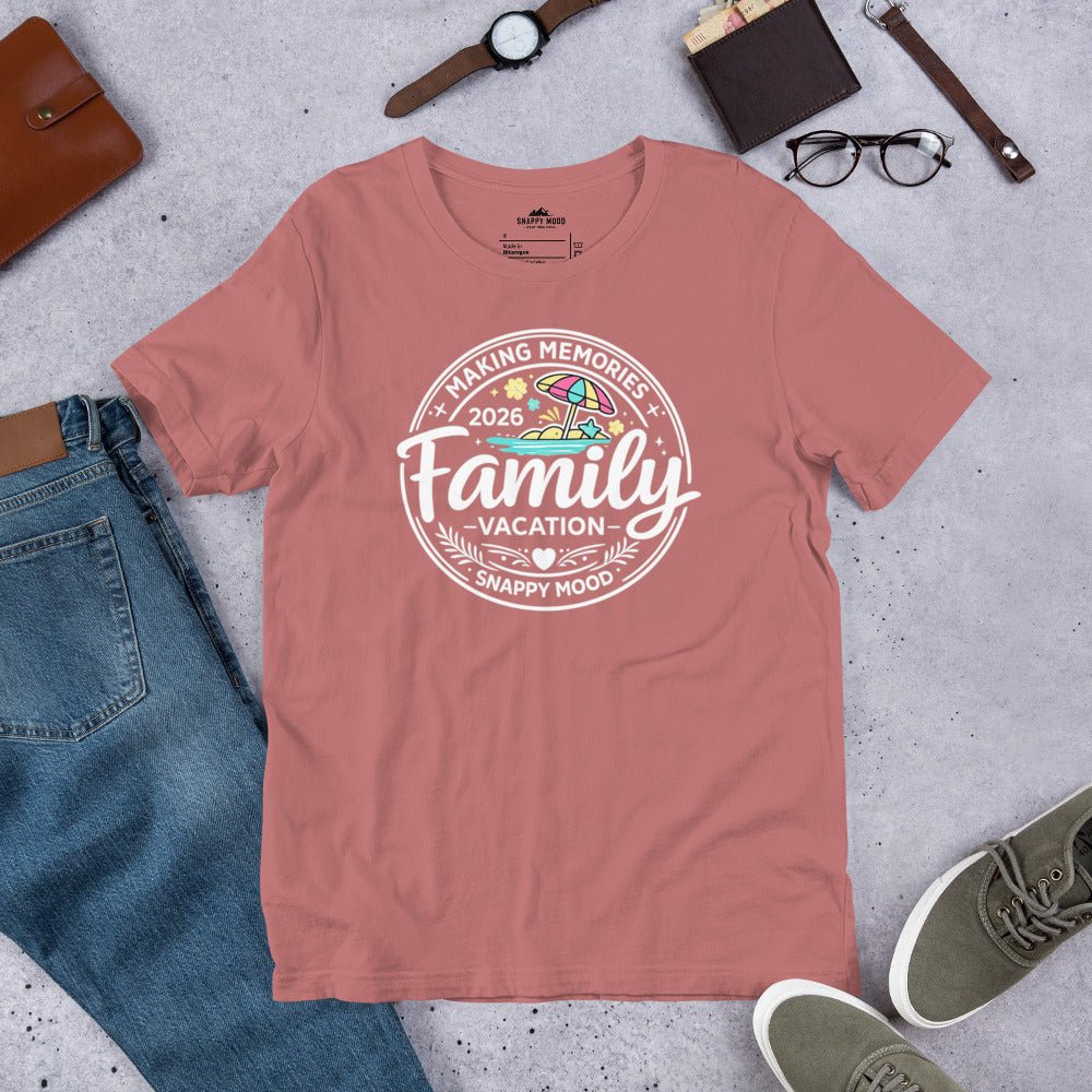 Making Memories Familiy Vacation Roadtrip T-Shirt - Snappy Mood