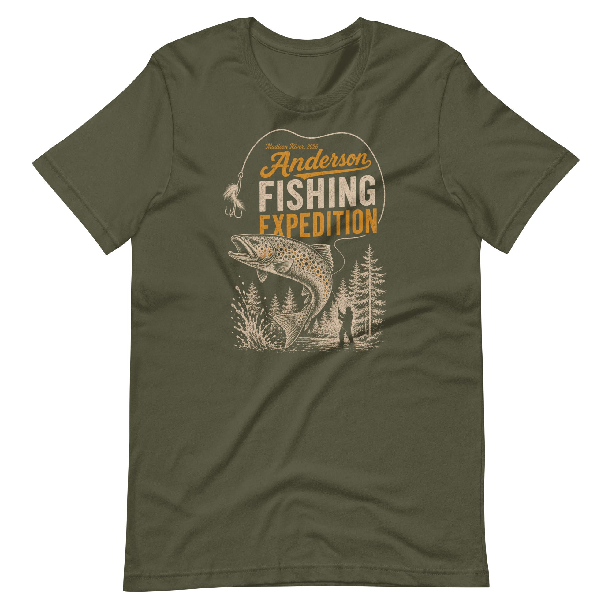 Anderson Fishing Expedition Funny Fishing T-Shirt - Snappymood