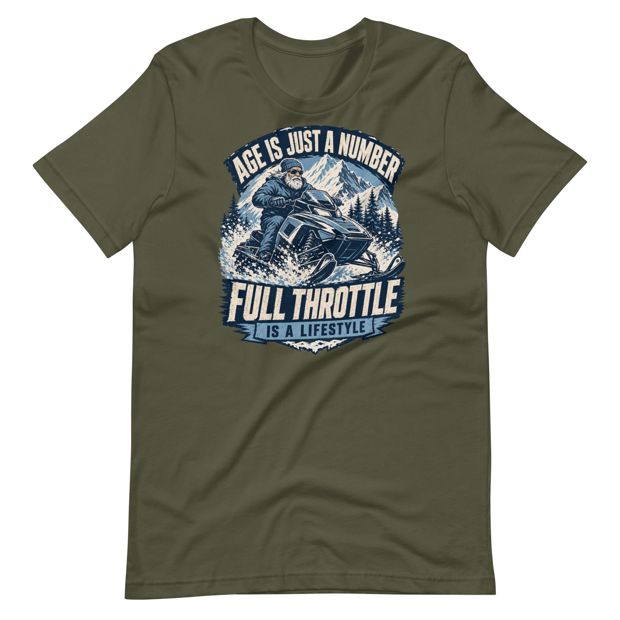 Age Is Just A Number - Full Throttle Is A Lifestyle Unisex T-Shirt - Snappy Mood