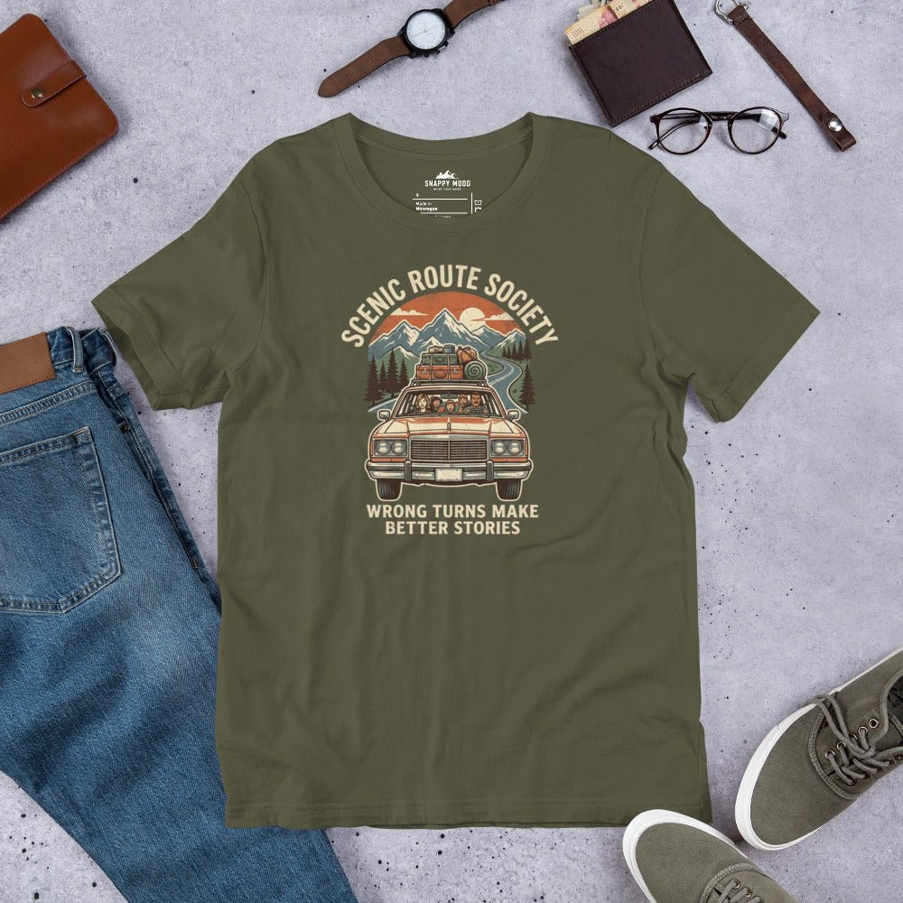 Scenic Route Society Roadtrip T-Shirt - Snappy Mood