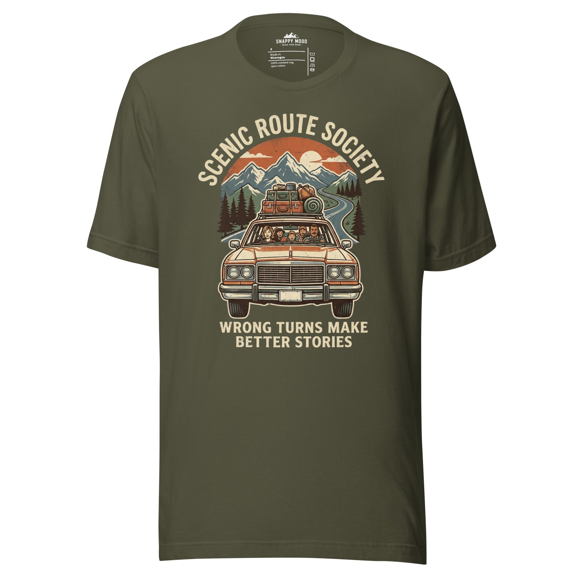 Scenic Route Society Roadtrip T-Shirt - Snappy Mood