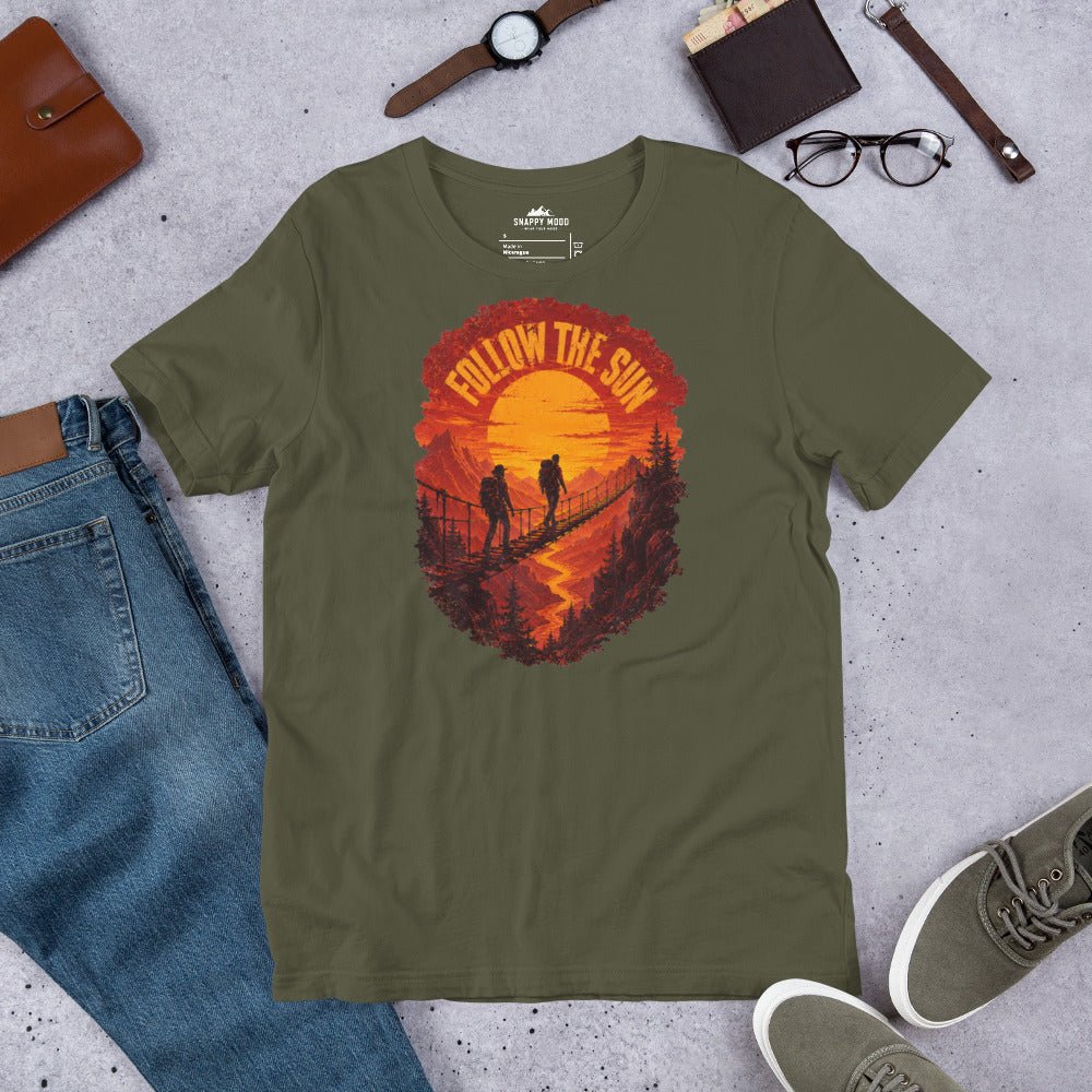 Follow The Sun Hiking Sun T-Shirt - Snappy Mood