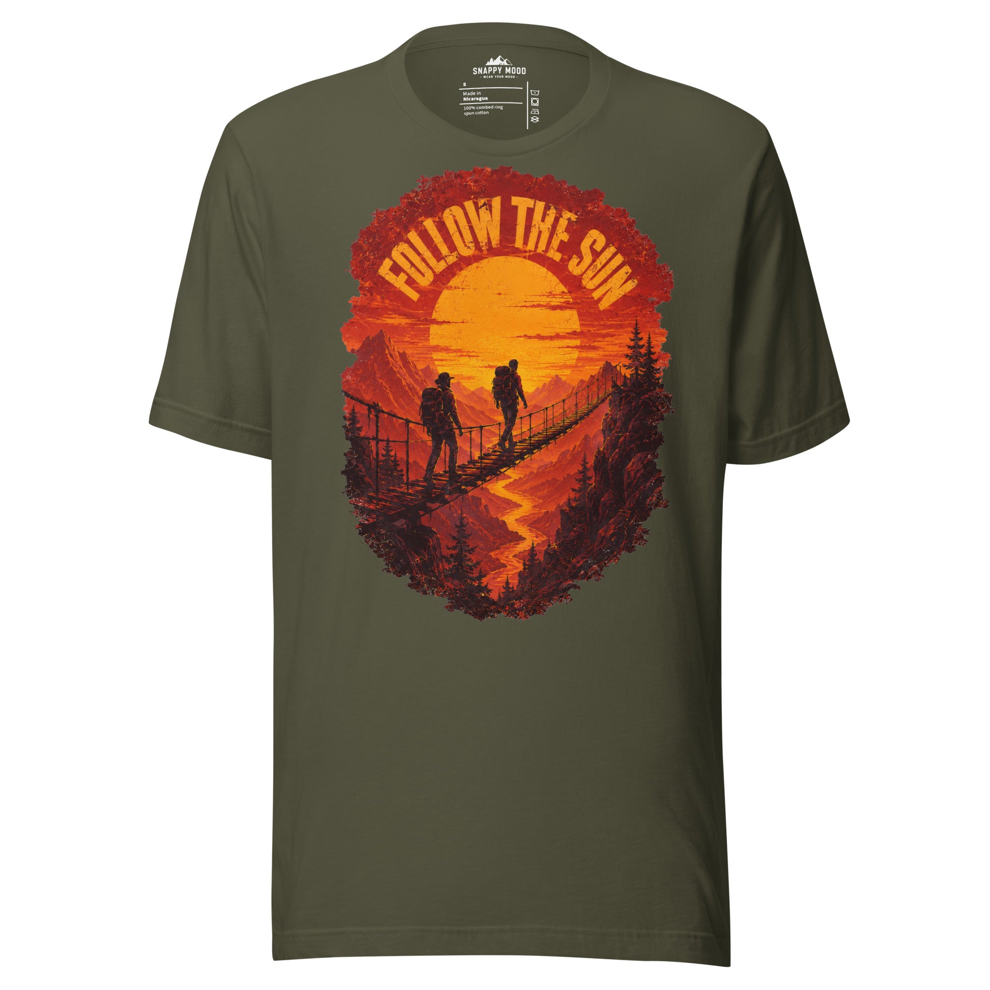 Follow The Sun Hiking Sun T-Shirt - Snappy Mood