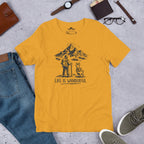Life Is Wanderful With Goat Funny Hiking T-shirt - Snappy Mood