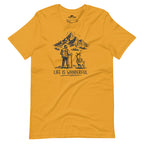 Life Is Wanderful With Goat Funny Hiking T-shirt - Snappy Mood