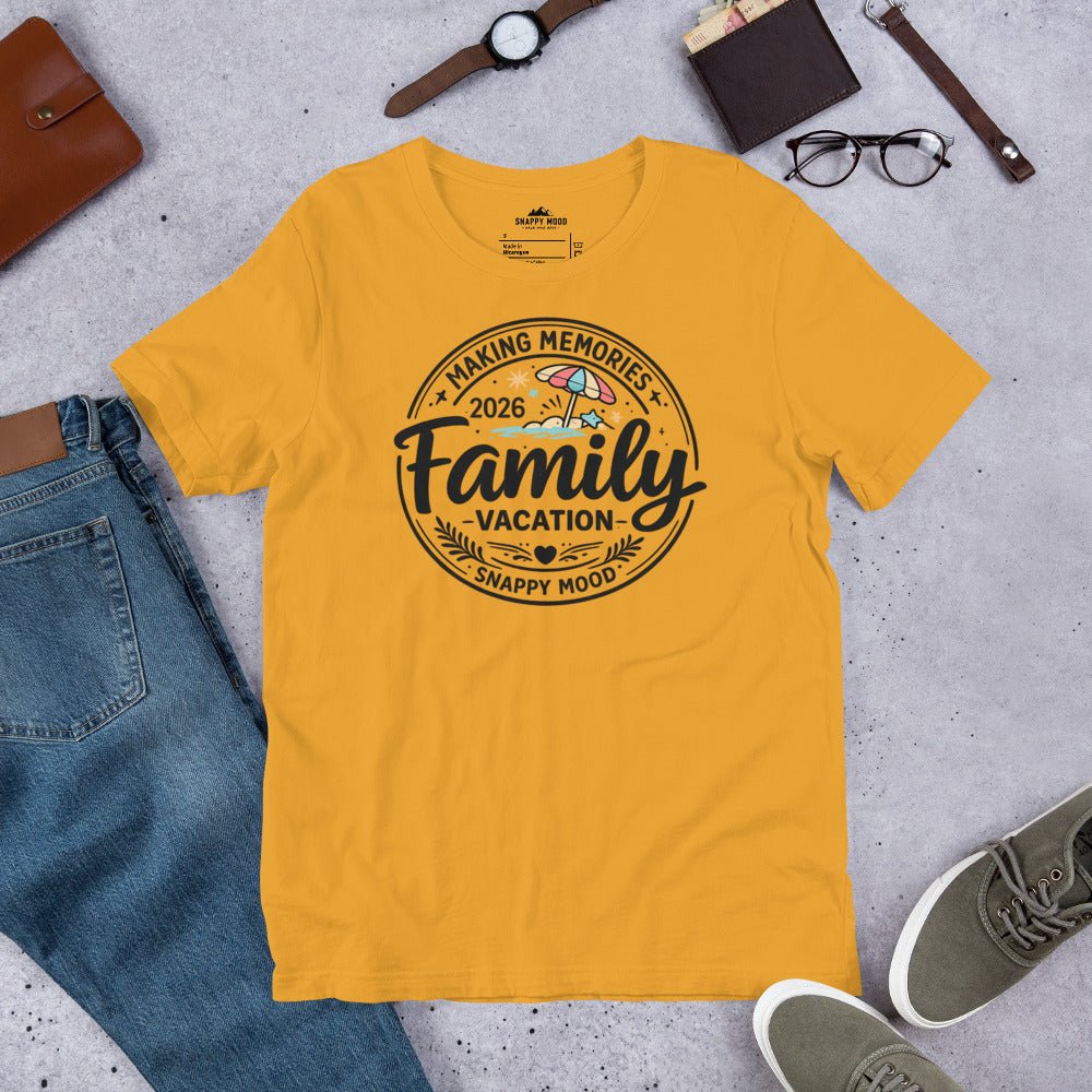 Making Memories Familiy Vacation Roadtrip T-Shirt - Snappy Mood