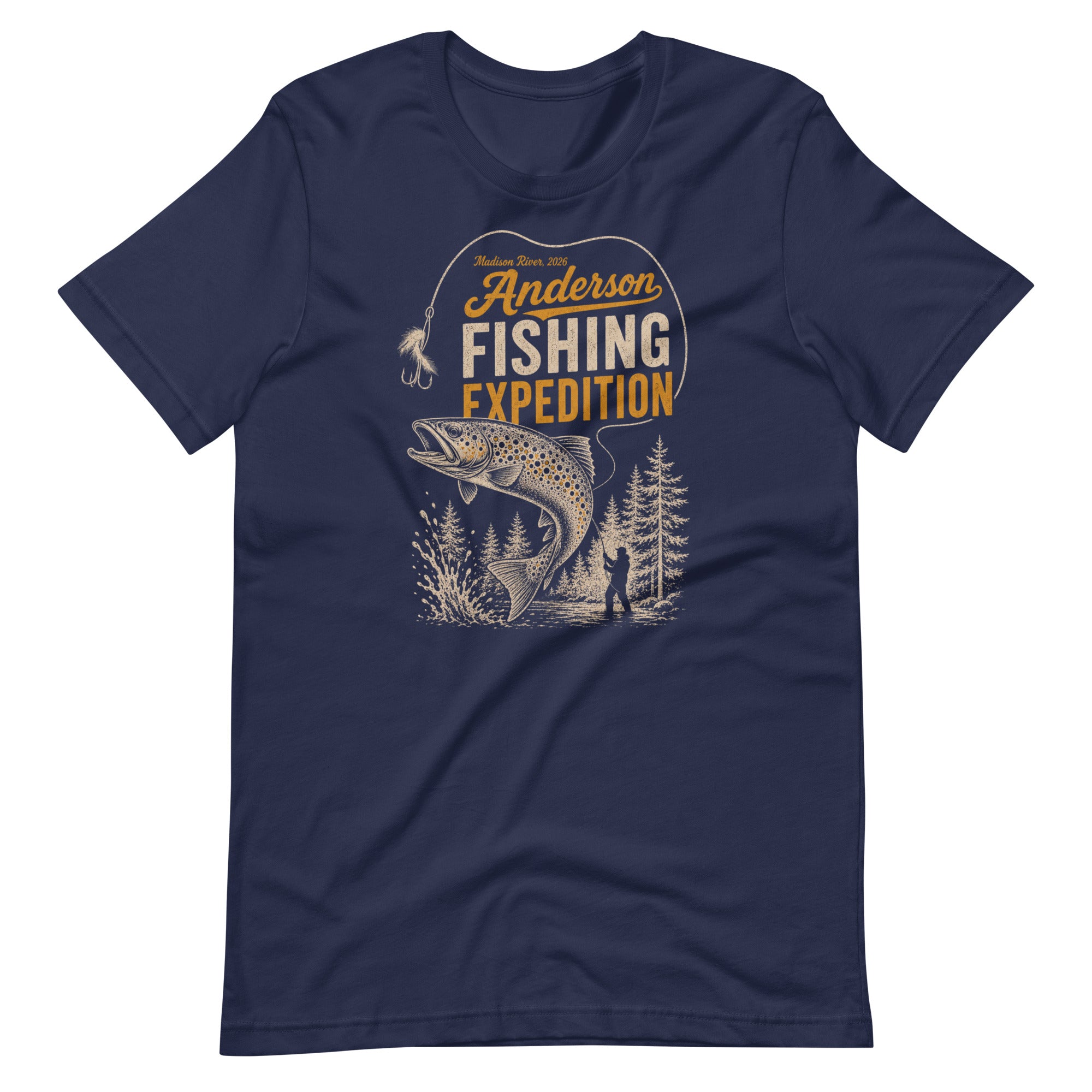 Anderson Fishing Expedition Funny Fishing T-Shirt - Snappymood
