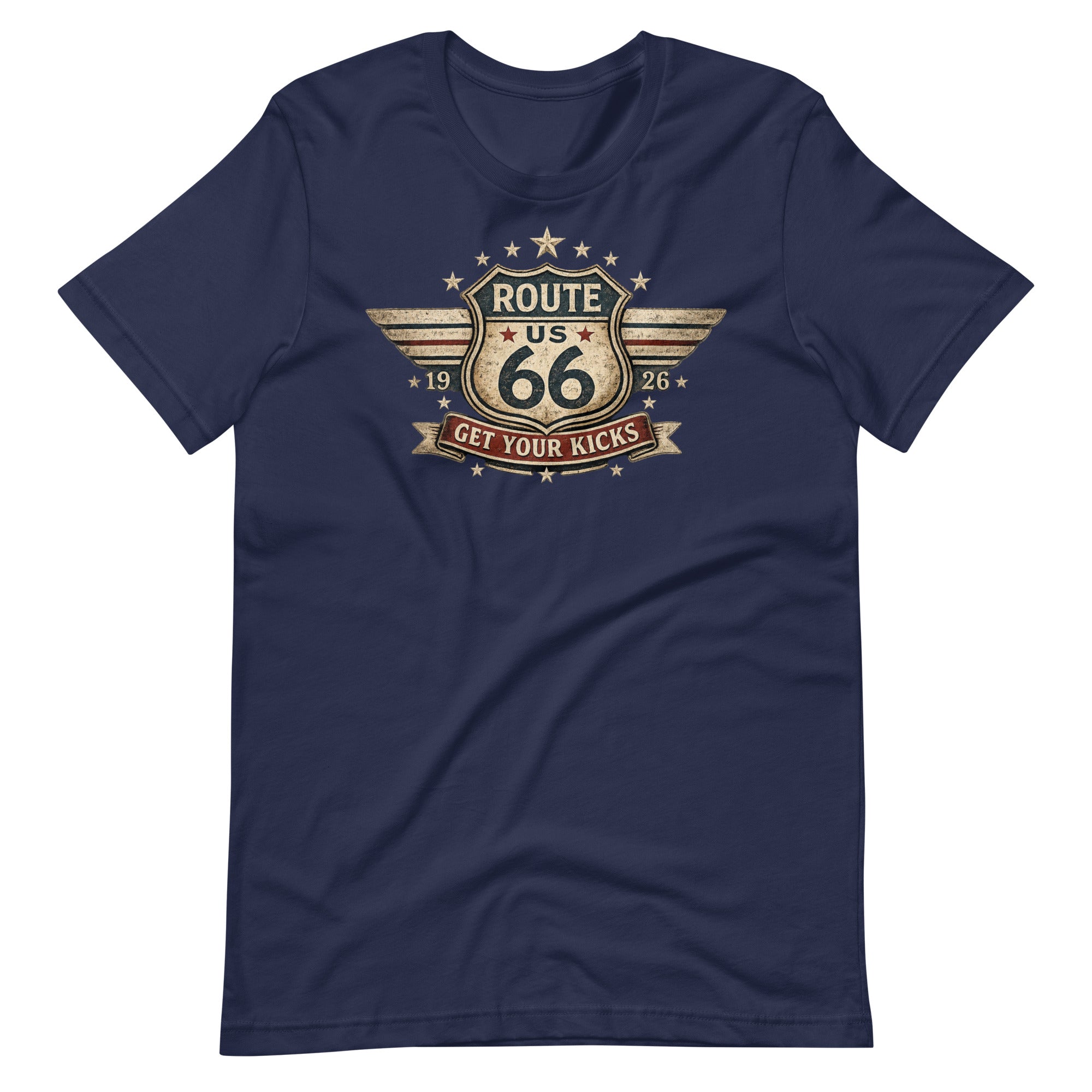 Get Your Kicks At Route 66 Roadtrip T-Shirt - Snappy Mood