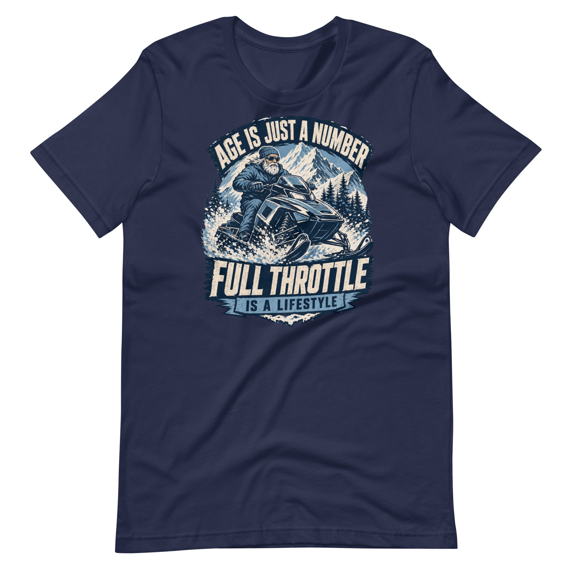 Age Is Just A Number - Full Throttle Is A Lifestyle Unisex T-Shirt - Snappy Mood