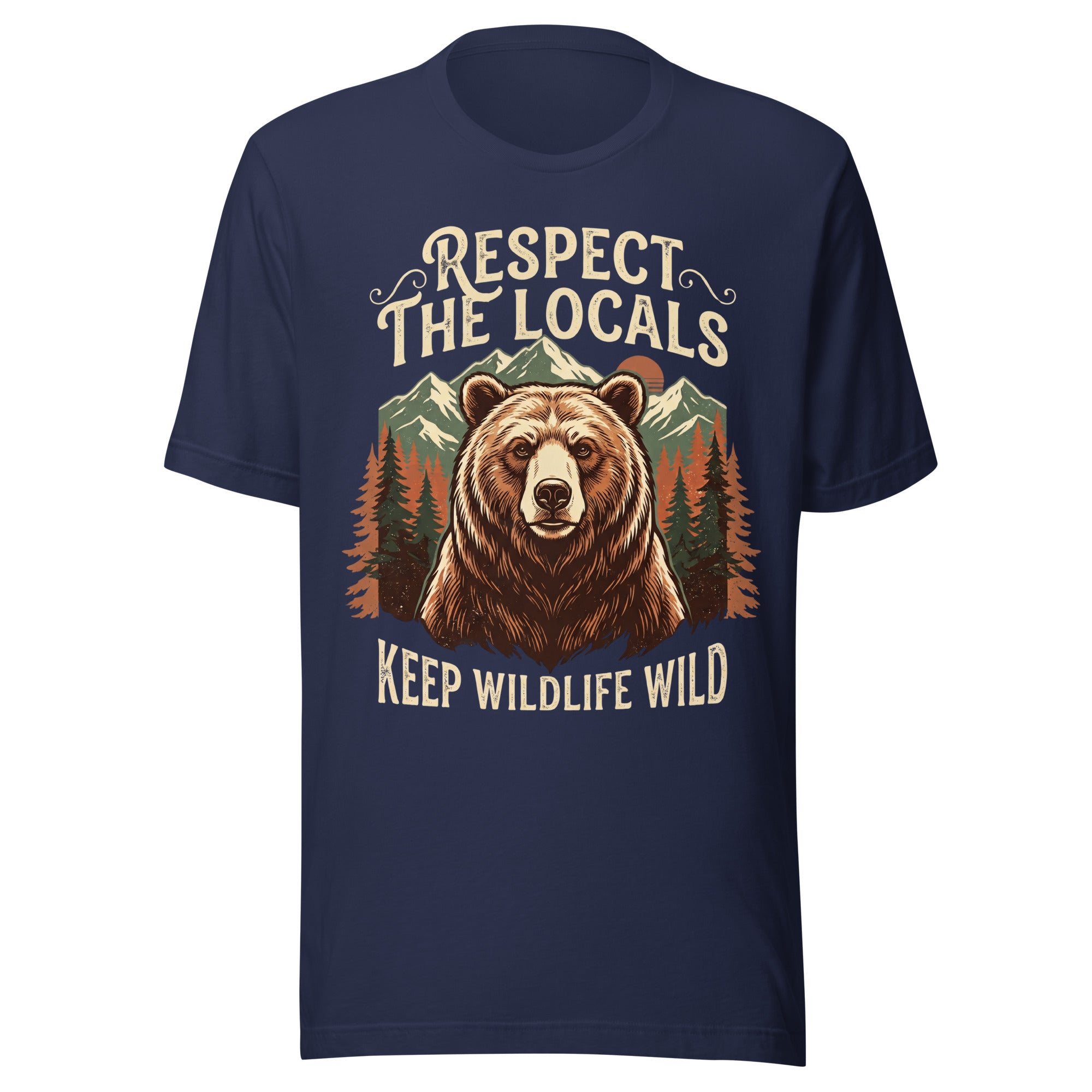 Respect The Locals, Keep Wildlife Wild T-Shirt - Snappy Mood
