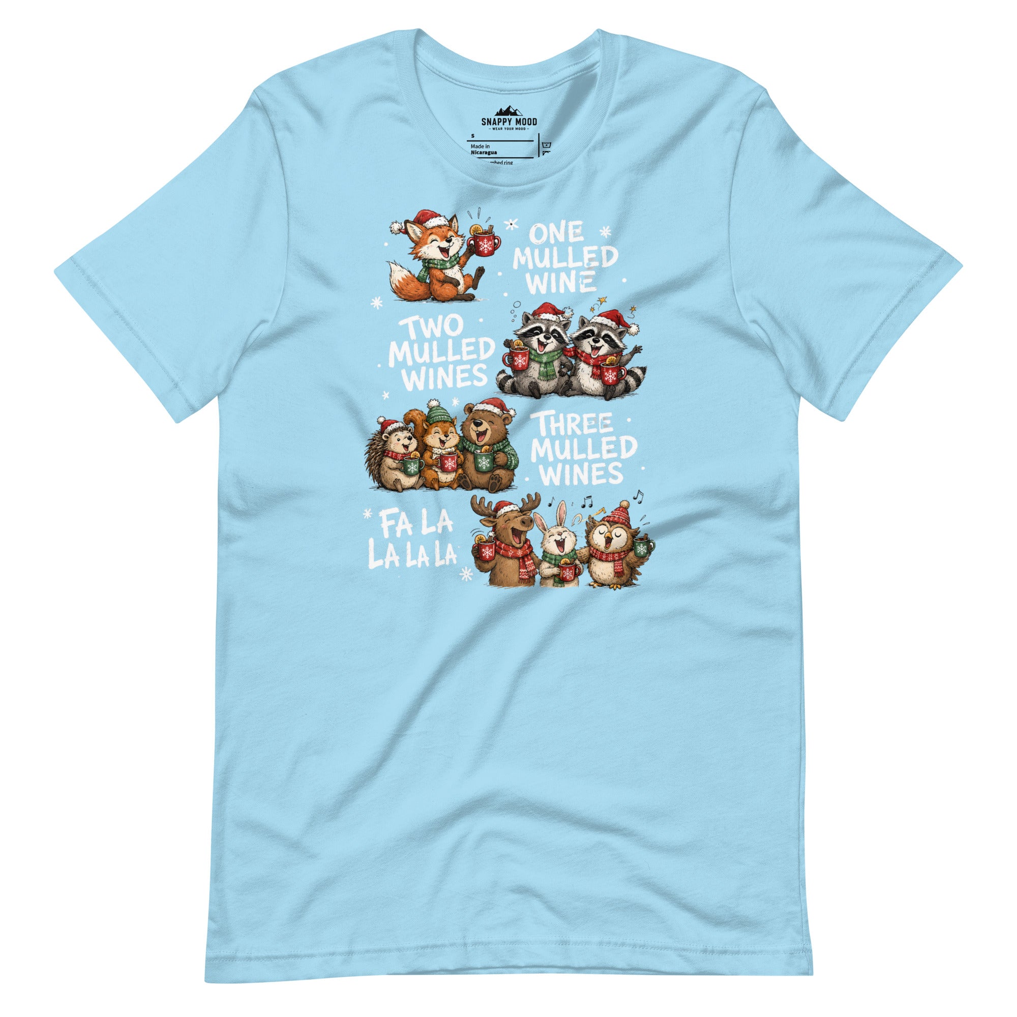 One Two Three Mulled Wine - Funny Christmas Unisex T-Shirt - Snappy Mood