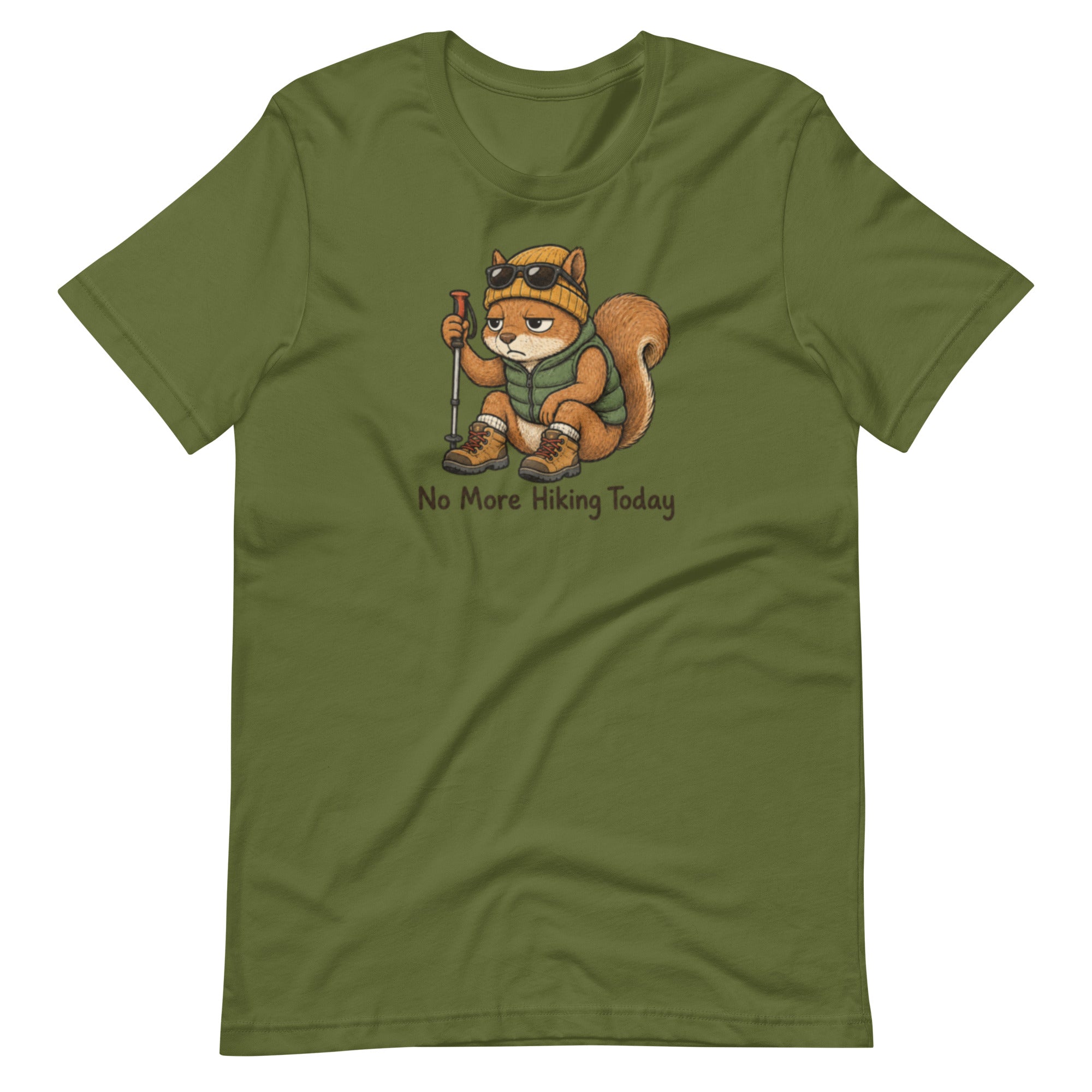 No More Hiking Today Funny Hiking T-Shirt - Snappymood