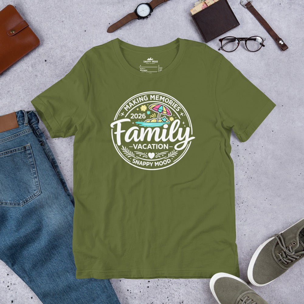 Making Memories Familiy Vacation Roadtrip T-Shirt - Snappy Mood