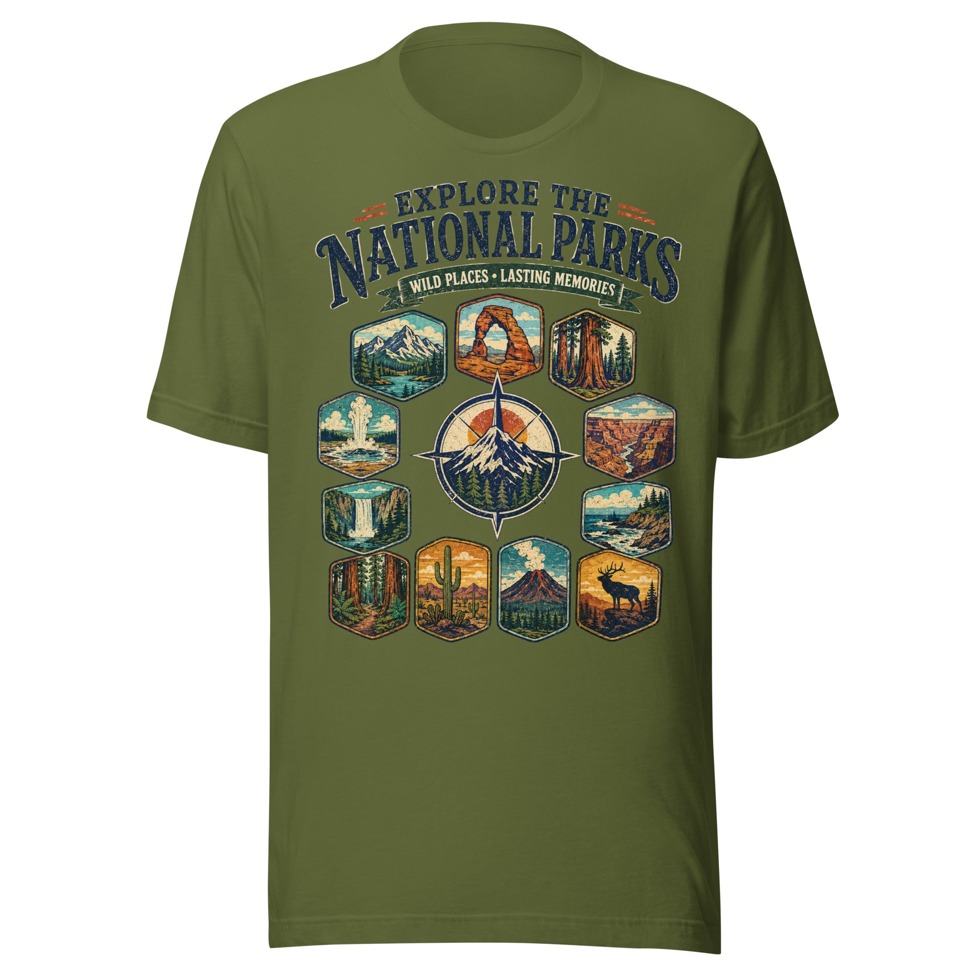Explore The National Parks T-Shirt - Snappy Mood