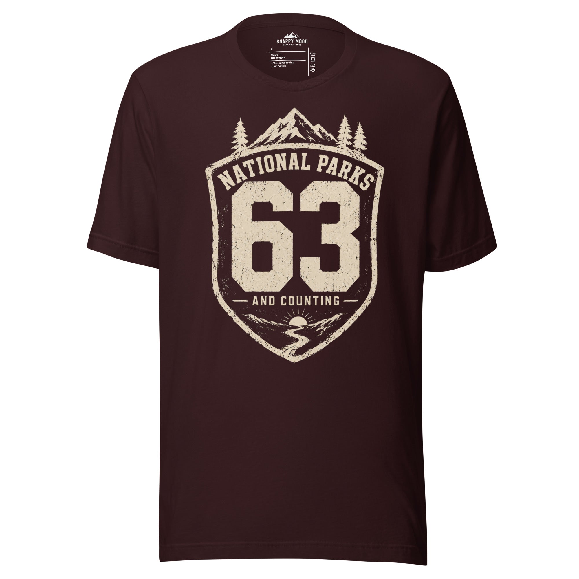 National Park 63 And Counting T-Shirt - Snappy Mood