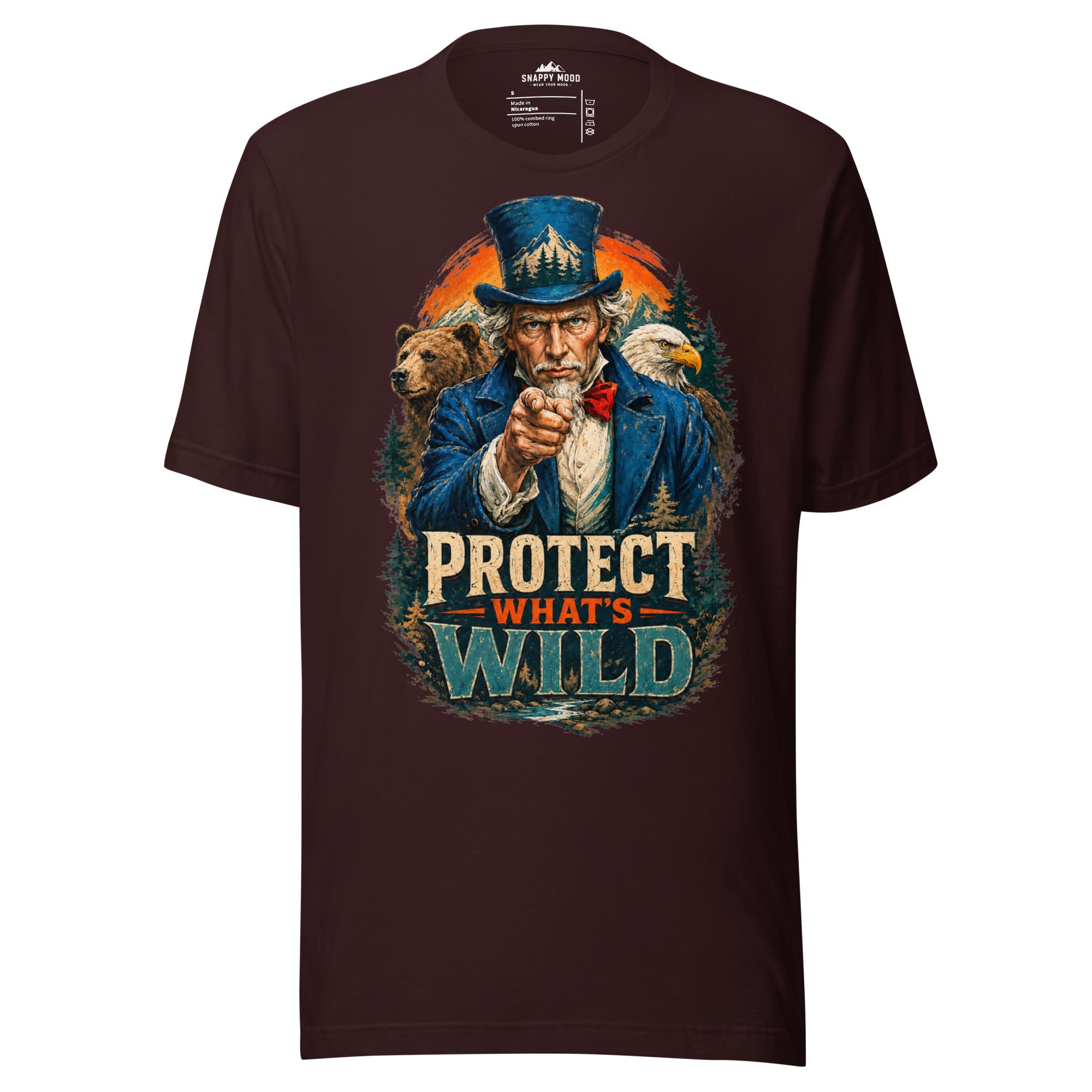 Protect What's Wild, Wildlife T-Shirt - Snappy Mood