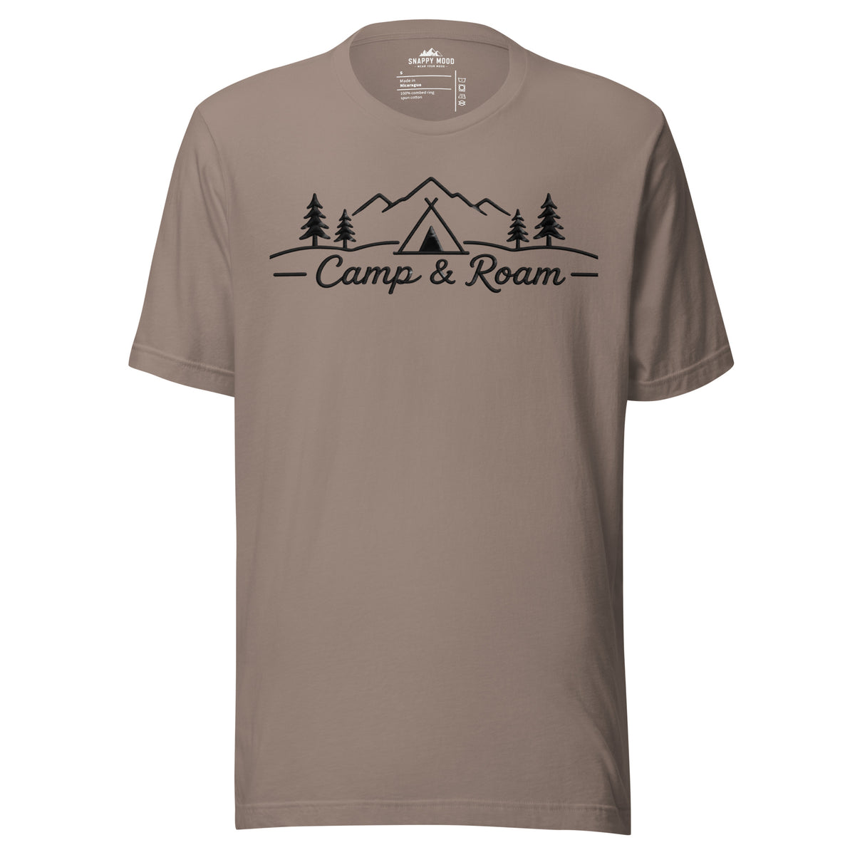 Camp and Roam Camping T-Shirt - Snappy Mood