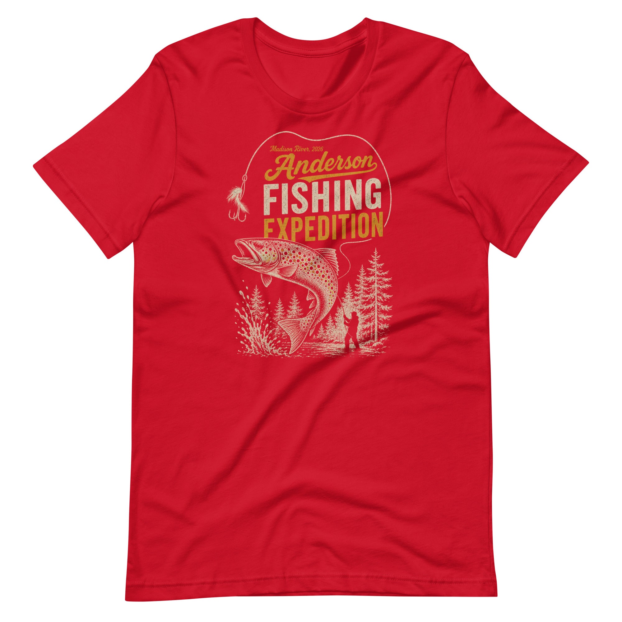 Anderson Fishing Expedition Funny Fishing T-Shirt - Snappymood